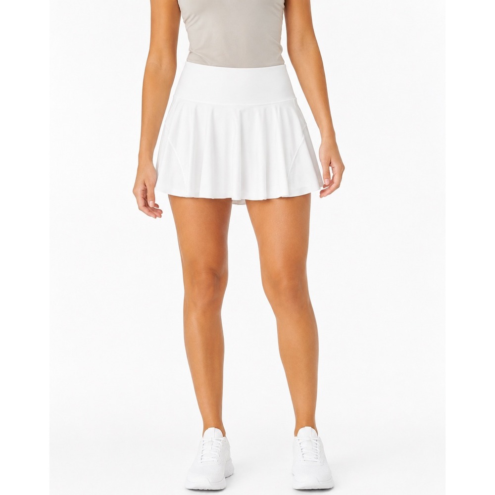 Athleta Ace Tennis 13.5" Skort White Active Skirt Womens 1X Pleated Athletic